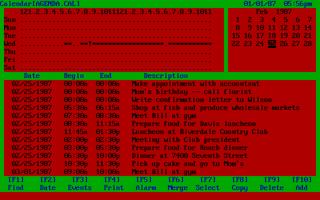 DeskMate II - Calendar